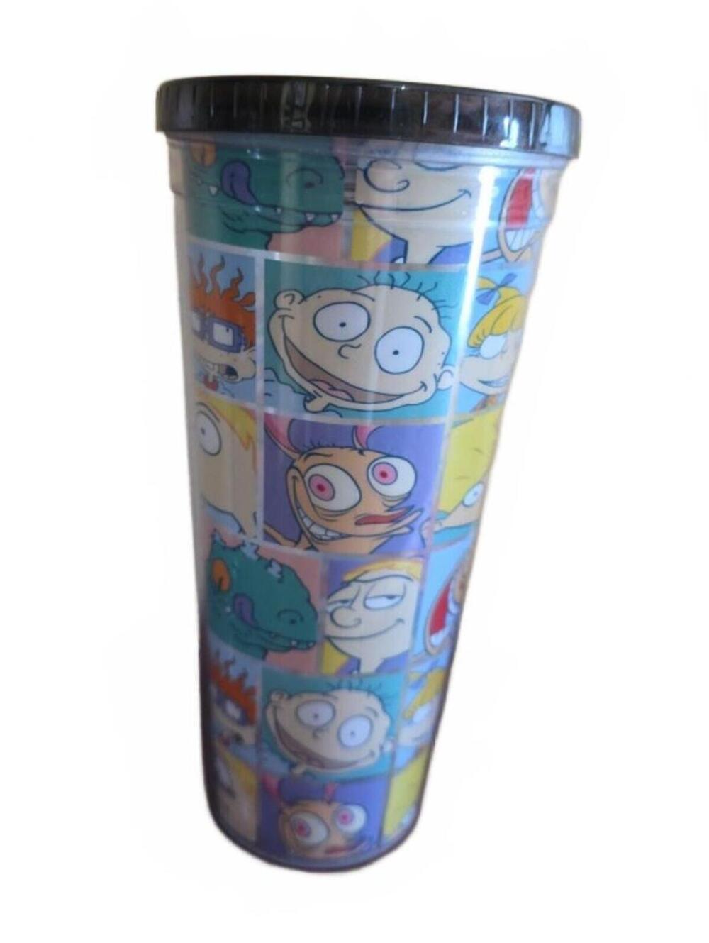 Nickelodeon Faces Of The Past Rugrats Hey Arnold Tumbler Cup